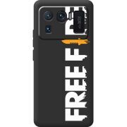 Черный чехол BoxFace Xiaomi Mi 11 Ultra Free Fire White Logo