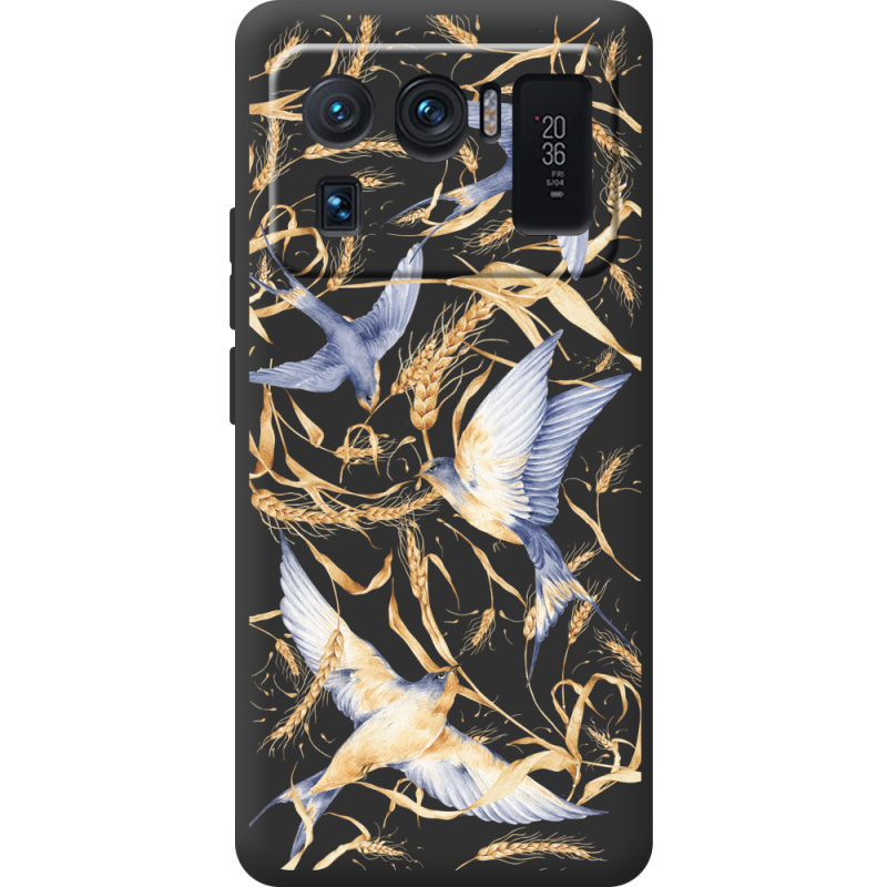 Черный чехол BoxFace Xiaomi Mi 11 Ultra Ластівки