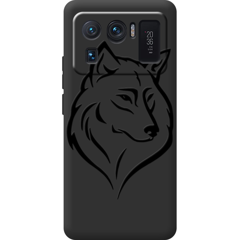 Черный чехол BoxFace Xiaomi Mi 11 Ultra Wolf