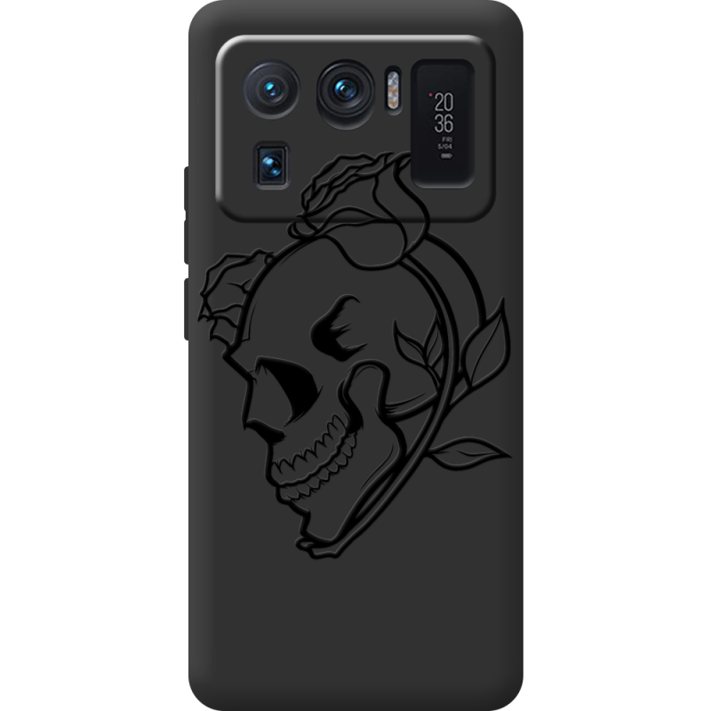 Черный чехол BoxFace Xiaomi Mi 11 Ultra Skull and Roses