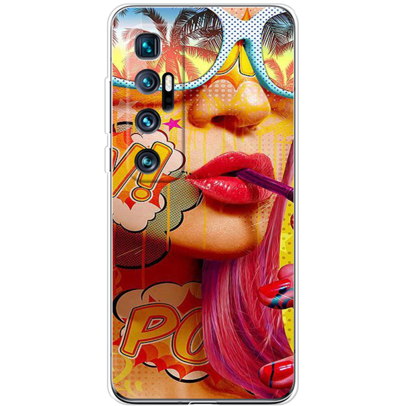 Чехол BoxFace Xiaomi Mi 10 Ultra Yellow Girl Pop Art