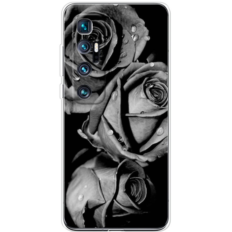 Чехол BoxFace Xiaomi Mi 10 Ultra Black and White Roses