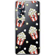 Прозрачный чехол BoxFace Xiaomi Mi 10 Ultra с 3D-глазками Popcorn