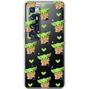 Прозрачный чехол BoxFace Xiaomi Mi 10 Ultra Pattern Baby Yoda