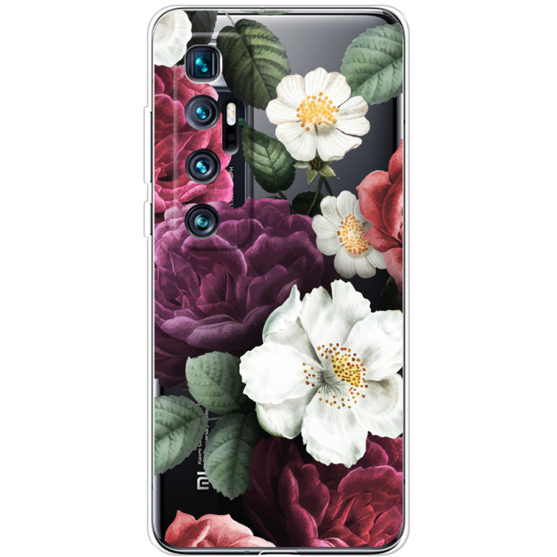 Прозрачный чехол BoxFace Xiaomi Mi 10 Ultra Floral Dark Dreams