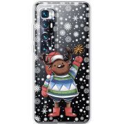 Прозрачный чехол BoxFace Xiaomi Mi 10 Ultra Christmas Deer with Snow