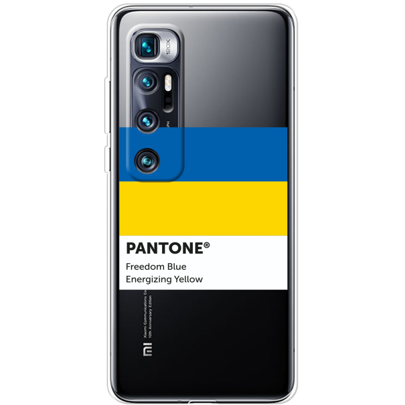 Прозрачный чехол BoxFace Xiaomi Mi 10 Ultra Pantone вільний синій