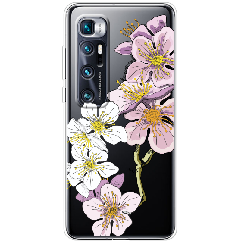 Прозрачный чехол BoxFace Xiaomi Mi 10 Ultra Cherry Blossom