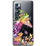 Прозрачный чехол BoxFace Xiaomi Mi 10 Ultra Colorful Giraffe