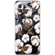 Прозрачный чехол BoxFace Xiaomi Mi 10 Ultra Cotton flowers