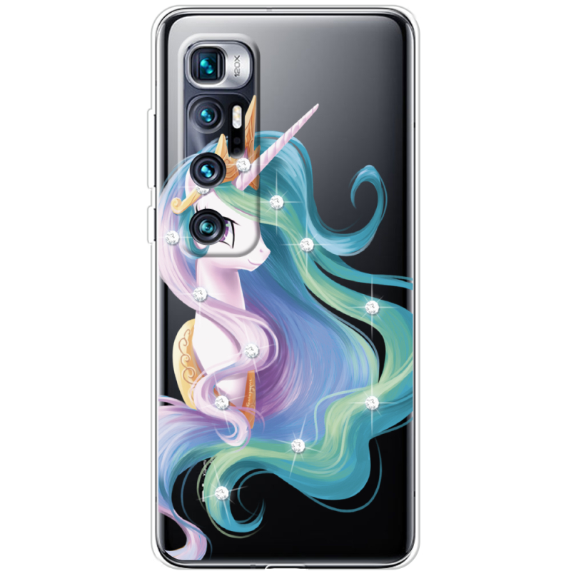 Чехол BoxFace со стразами Xiaomi Mi 10 Ultra Unicorn Queen
