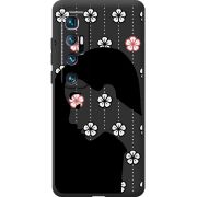 Черный чехол BoxFace Xiaomi Mi 10 Ultra Flower Hair