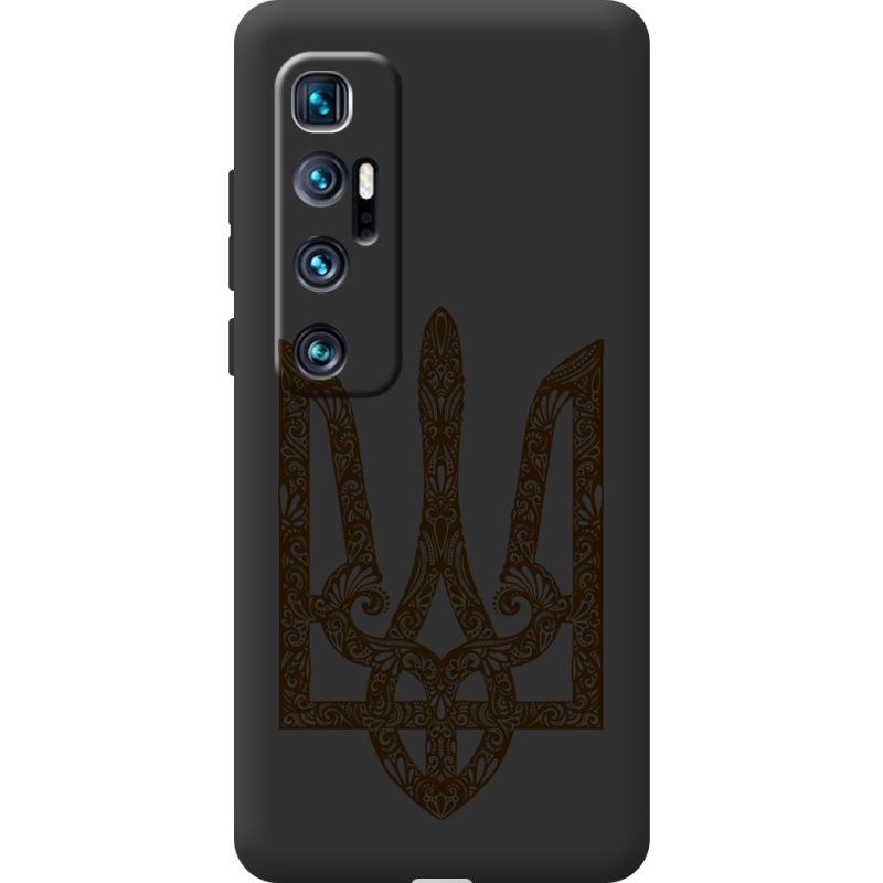 Черный чехол BoxFace Xiaomi Mi 10 Ultra Ukrainian Trident