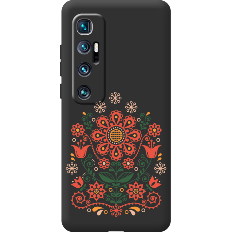 Черный чехол BoxFace Xiaomi Mi 10 Ultra Ukrainian Ornament