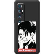 Черный чехол BoxFace Xiaomi Mi 10 Ultra Attack On Titan - Ackerman