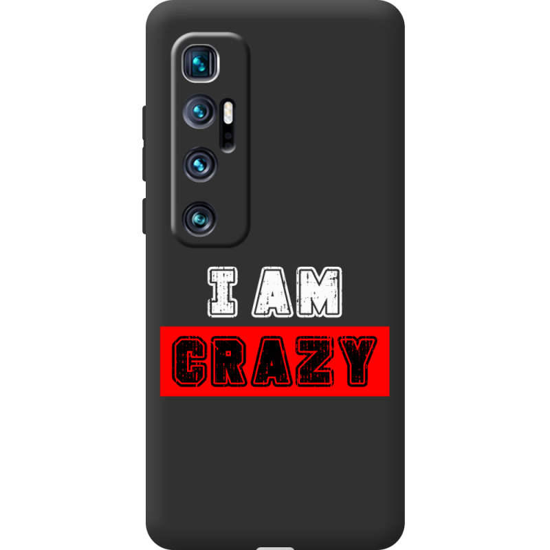 Черный чехол BoxFace Xiaomi Mi 10 Ultra I'm Crazy
