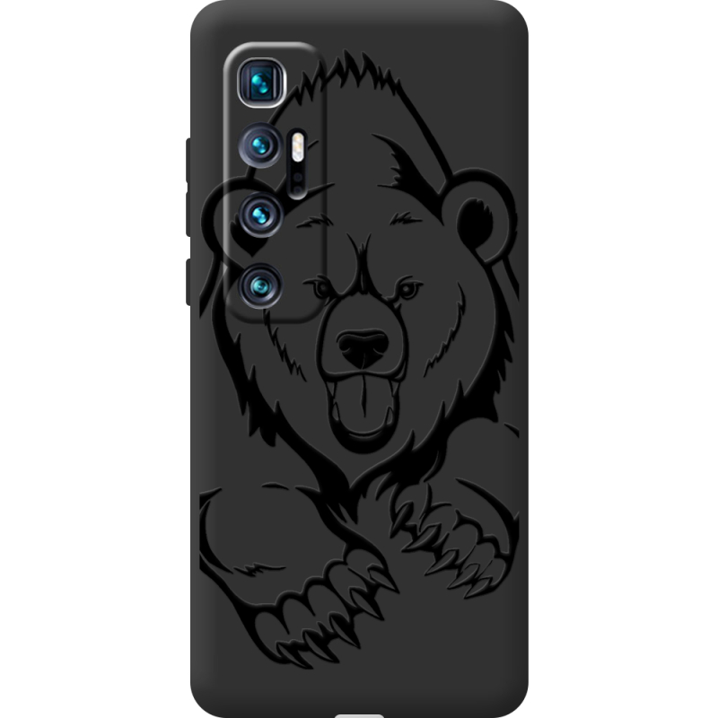 Черный чехол BoxFace Xiaomi Mi 10 Ultra Grizzly Bear