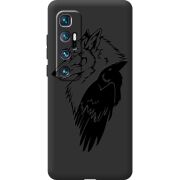 Черный чехол BoxFace Xiaomi Mi 10 Ultra Wolf and Raven