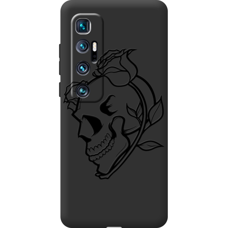 Черный чехол BoxFace Xiaomi Mi 10 Ultra Skull and Roses