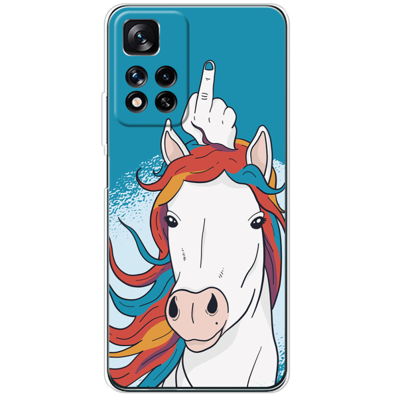 Чехол BoxFace Xiaomi Redmi Note 11 Pro Plus 5G Global Version Fuck Unicorn