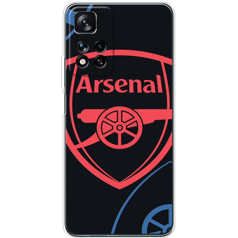 Чехол BoxFace Xiaomi Redmi Note 11 Pro Plus 5G Global Version Football Arsenal