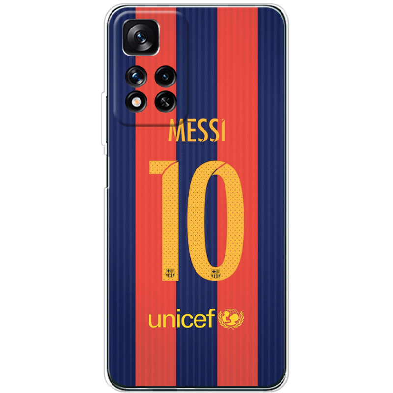 Чехол BoxFace Xiaomi Redmi Note 11 Pro Plus 5G Global Version Messi 10