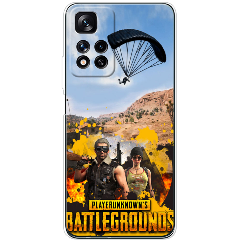 Чехол BoxFace Xiaomi Redmi Note 11 Pro Plus 5G Global Version Pubg parachute