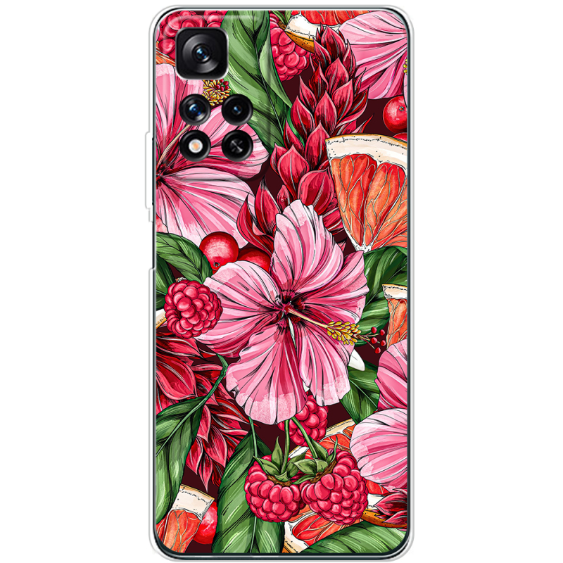 Чехол BoxFace Xiaomi Redmi Note 11 Pro Plus 5G Global Version Tropical Flowers