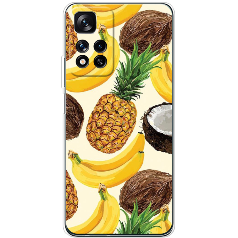 Чехол BoxFace Xiaomi Redmi Note 11 Pro Plus 5G Global Version Tropical Fruits