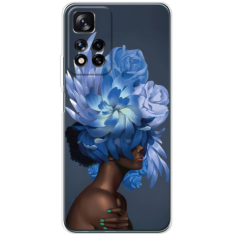 Чехол BoxFace Xiaomi Redmi Note 11 Pro Plus 5G Global Version Exquisite Blue Flowers