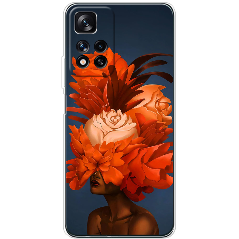 Чехол BoxFace Xiaomi Redmi Note 11 Pro Plus 5G Global Version Exquisite Orange Flowers