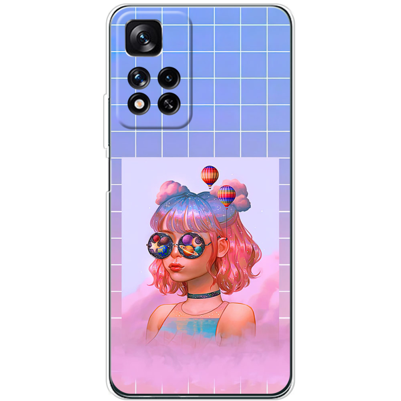 Чехол BoxFace Xiaomi Redmi Note 11 Pro Plus 5G Global Version Girl in the Clouds