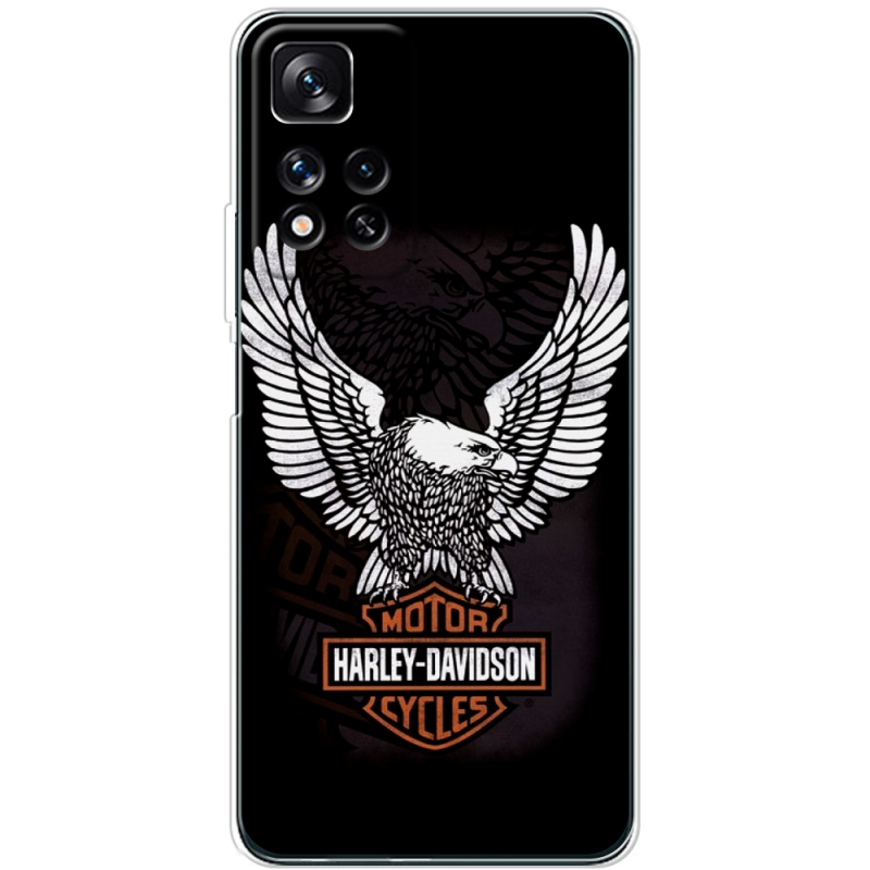 Чехол BoxFace Xiaomi Redmi Note 11 Pro Plus 5G Global Version Harley Davidson and eagle