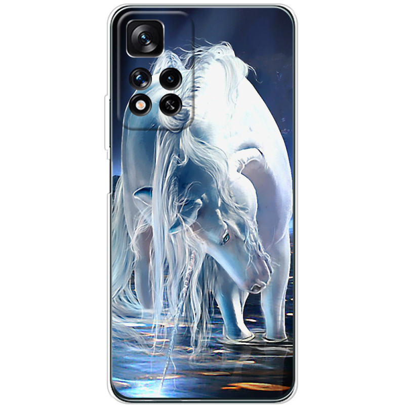 Чехол BoxFace Xiaomi Redmi Note 11 Pro Plus 5G Global Version White Horse