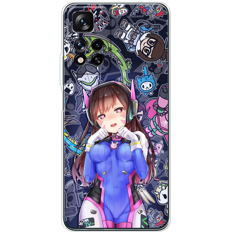 Чехол BoxFace Xiaomi Redmi Note 11 Pro Plus 5G Global Version Overwatch D.VA