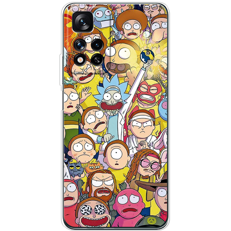 Чехол BoxFace Xiaomi Redmi Note 11 Pro Plus 5G Global Version Rick and Morty