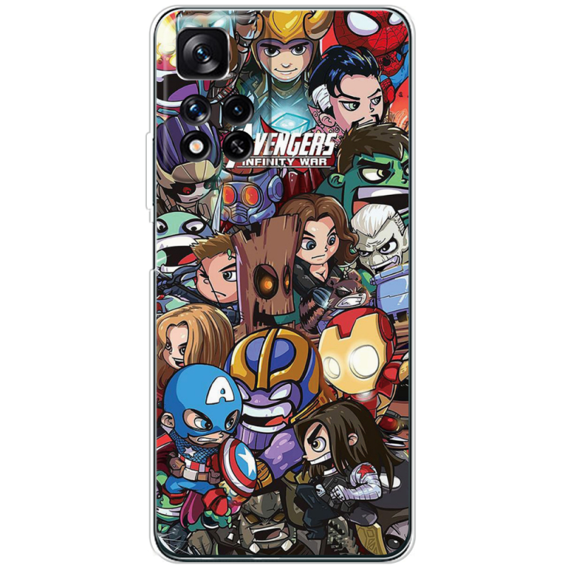 Чехол BoxFace Xiaomi Redmi Note 11 Pro Plus 5G Global Version Avengers Infinity War