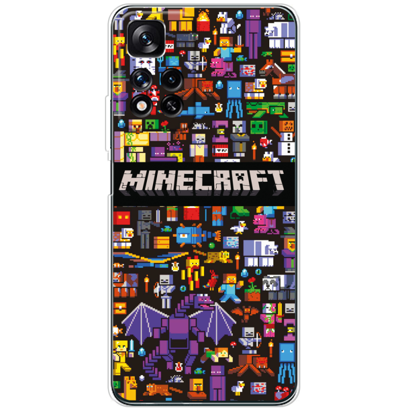 Чехол BoxFace Xiaomi Redmi Note 11 Pro Plus 5G Global Version Minecraft Mobbery