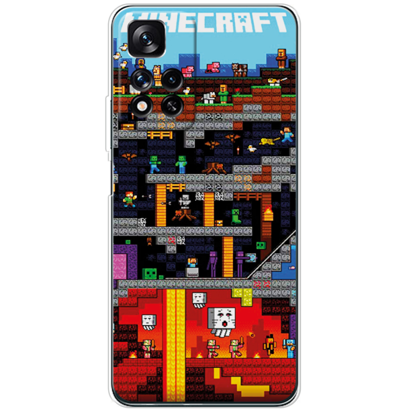 Чехол BoxFace Xiaomi Redmi Note 11 Pro Plus 5G Global Version Minecraft Lode Runner