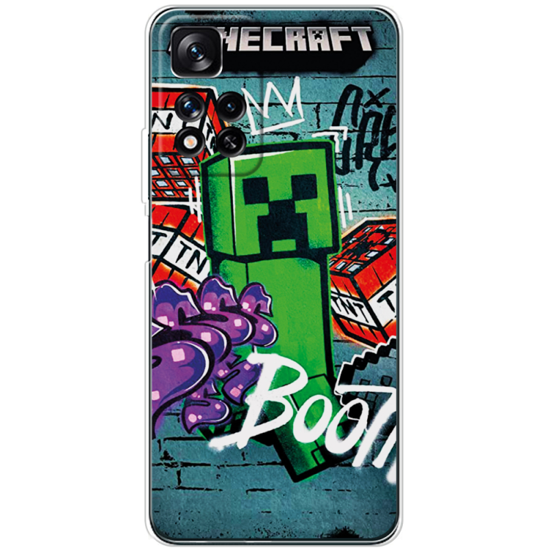 Чехол BoxFace Xiaomi Redmi Note 11 Pro Plus 5G Global Version Minecraft Graffiti