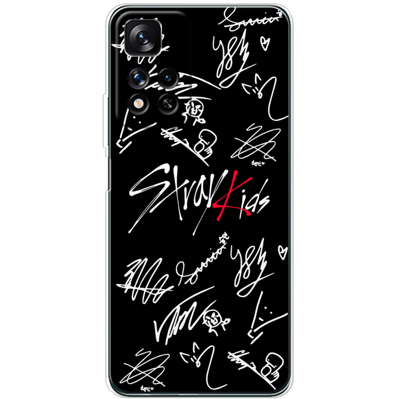 Чехол BoxFace Xiaomi Redmi Note 11 Pro Plus 5G Global Version Stray Kids автограф