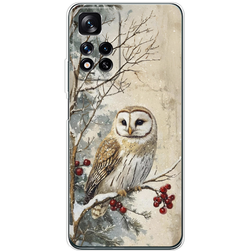 Чехол BoxFace Xiaomi Redmi Note 11 Pro Plus 5G Global Version Christmas Owl