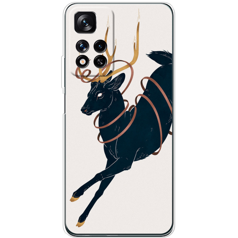 Чехол BoxFace Xiaomi Redmi Note 11 Pro Plus 5G Global Version Black Deer