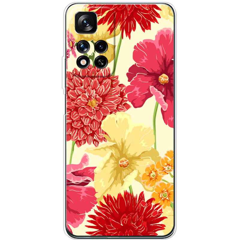 Чехол BoxFace Xiaomi Redmi Note 11 Pro Plus 5G Global Version Flower Bed