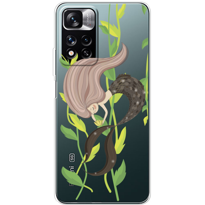 Прозрачный чехол BoxFace Xiaomi Redmi Note 11 Pro Plus 5G Global Version Cute Mermaid