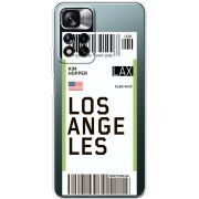 Прозрачный чехол BoxFace Xiaomi Redmi Note 11 Pro Plus 5G Global Version Ticket Los Angeles