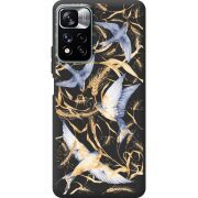 Черный чехол BoxFace Xiaomi Redmi Note 11 Pro Plus 5G Ластівки