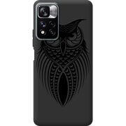 Черный чехол BoxFace Xiaomi Redmi Note 11 Pro Plus 5G Owl