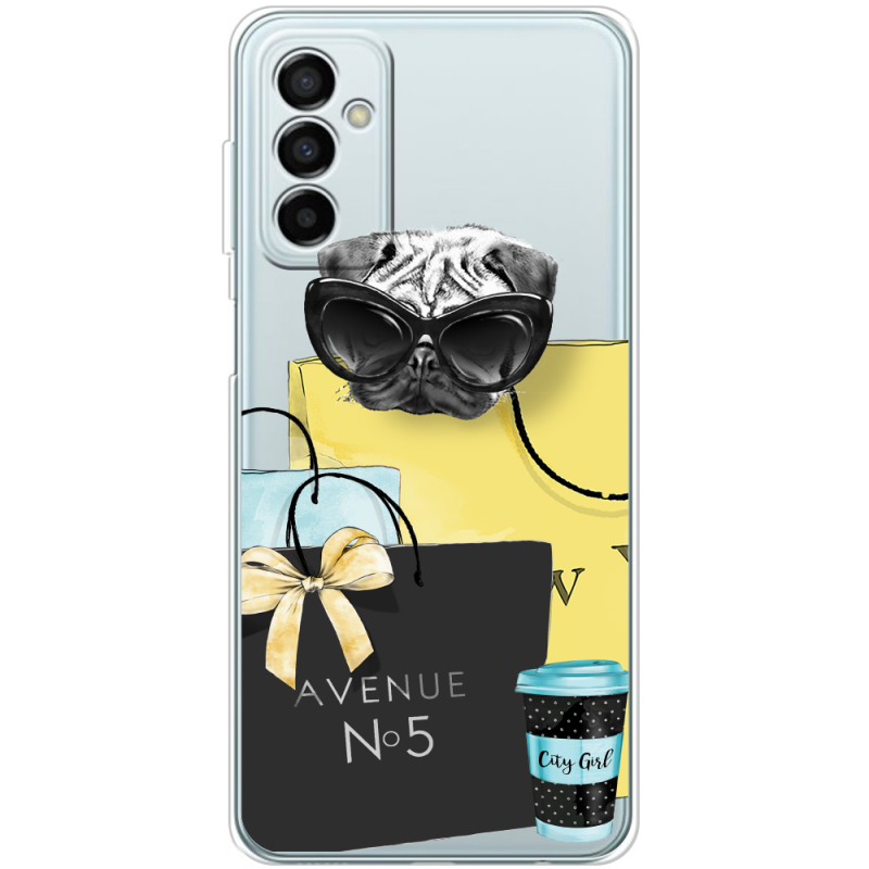 Прозрачный чехол BoxFace Samsung Galaxy M23 5G (M236)  Fashion Pug