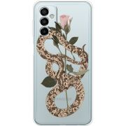 Прозрачный чехол BoxFace Samsung Galaxy M23 5G (M236)  Glamor Snake